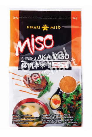 Hikari Miso Sojabohnen Paste rot Aka Miso 10x400g