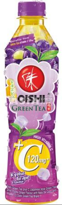 Grüner Tee Kyoho-Traube OISHI 24x371ml