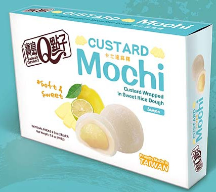 Mochi mit Zitronenpudding Taiwan Dessert Q 24x168g