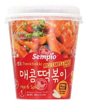 Instant Reiskuchen Tteobokki hot & spicy Sempio 24x160g